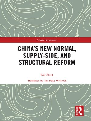 cover image of China's New Normal, Supply-side, and Structural Reform